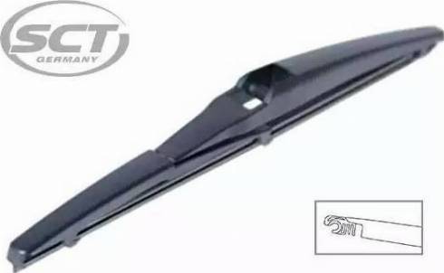 SCT-MANNOL 9493 REAR WIPER - Wiper Blade autospares.lv