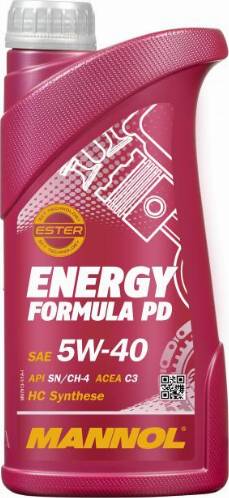 SCT-MANNOL Energy Formula PD 5W40 - Engine Oil autospares.lv