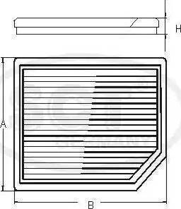 SCT-MANNOL SAK 166 - Filter, interior air autospares.lv