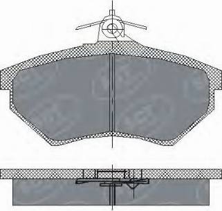 SCT-MANNOL SP 137 - Brake Pad Set, disc brake autospares.lv