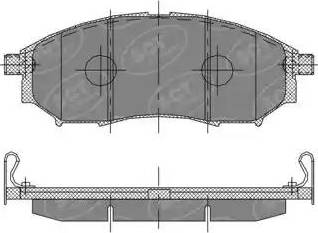 SCT-MANNOL SP 390 PR - Brake Pad Set, disc brake autospares.lv