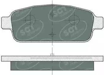 FTE 9005015 - Brake Pad Set, disc brake autospares.lv