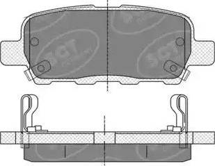 SCT-MANNOL SP 339 PR - Brake Pad Set, disc brake autospares.lv