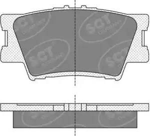 SCT-MANNOL SP 336 PR - Brake Pad Set, disc brake autospares.lv