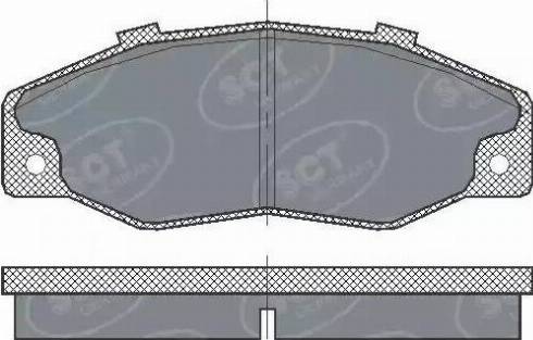 SCT-MANNOL SP 218 PR - Brake Pad Set, disc brake autospares.lv