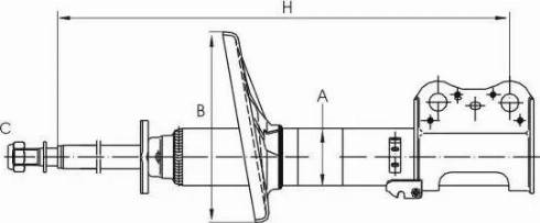 SCT-MANNOL Z 3087L - Shock Absorber autospares.lv