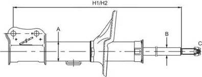 SCT-MANNOL Z 3112R - Shock Absorber autospares.lv