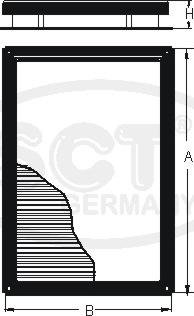 SCT-MANNOL SA 1154 - Filter, interior air autospares.lv