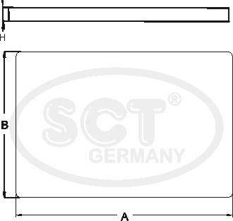 SCT-MANNOL SA 1304 - Filter, interior air autospares.lv