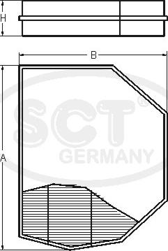 SCT-MANNOL SA 1259 - Filter, interior air autospares.lv