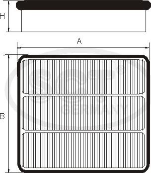 SCT-MANNOL SB 935 - Air Filter, engine autospares.lv