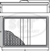 SCT-MANNOL SB 562 - Air Filter, engine autospares.lv