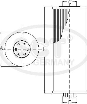 SCT-MANNOL SH 4797 P - Oil Filter autospares.lv