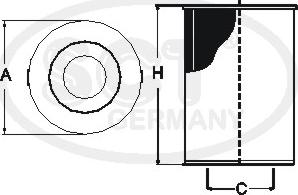 SCT-MANNOL SH 4043 P - Oil Filter autospares.lv