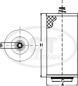 SCT-MANNOL SH 412 - Oil Filter autospares.lv