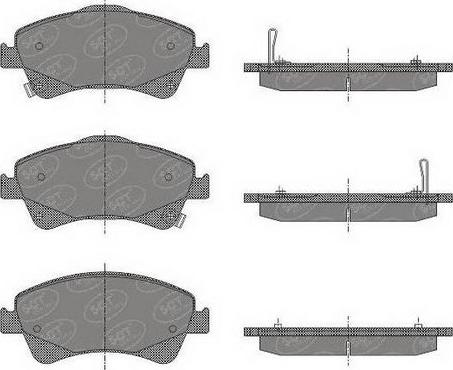 SCT-MANNOL SP 459 PR - Brake Pad Set, disc brake autospares.lv