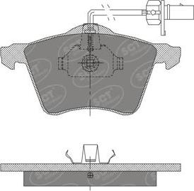 SCT-MANNOL SP 402 PR - Brake Pad Set, disc brake autospares.lv