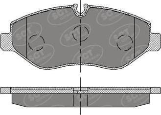 DODA 1070120055 - Brake Pad Set, disc brake autospares.lv