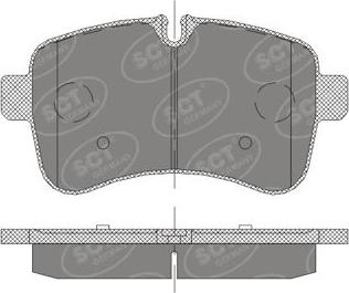 SCT-MANNOL SP 415 PR - Brake Pad Set, disc brake autospares.lv