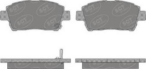 SCT-MANNOL SP 656 PR - Brake Pad Set, disc brake autospares.lv