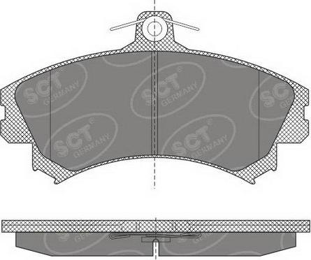 SCT-MANNOL SP 602 PR - Brake Pad Set, disc brake autospares.lv