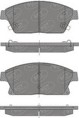 Automega 120073020 - Brake Pad Set, disc brake autospares.lv