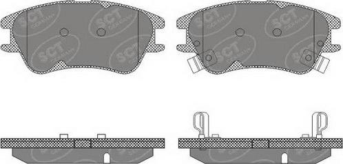 SCT-MANNOL SP 620 PR - Brake Pad Set, disc brake autospares.lv