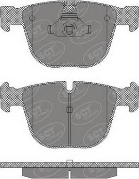 SCT-MANNOL SP 627 PR - Brake Pad Set, disc brake autospares.lv