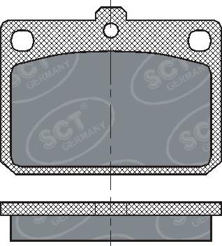 SCT-MANNOL SP 159 PR - Brake Pad Set, disc brake autospares.lv