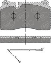 SCT-MANNOL SP 396 PR - Brake Pad Set, disc brake autospares.lv