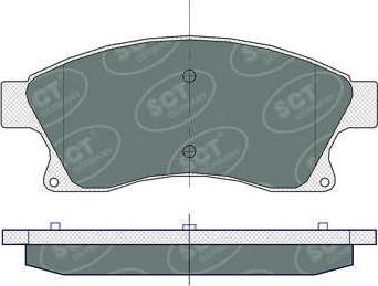 SCT-MANNOL SP 359 PR - Brake Pad Set, disc brake autospares.lv