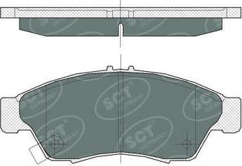 Honda NHC-1249 - Brake Pad Set, disc brake autospares.lv