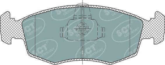 SCT-MANNOL SP 315 PR - Brake Pad Set, disc brake autospares.lv