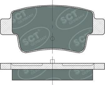 SCT-MANNOL SP 378 PR - Brake Pad Set, disc brake autospares.lv