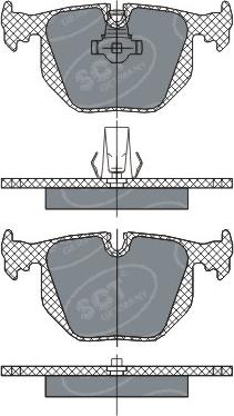 GMC 2148703 - Brake Pad Set, disc brake autospares.lv