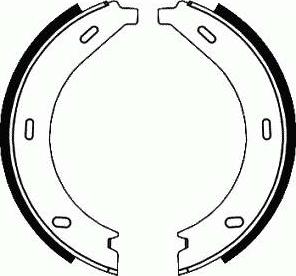 SCT-MANNOL SS 542 - Brake Shoe Set, parking brake autospares.lv