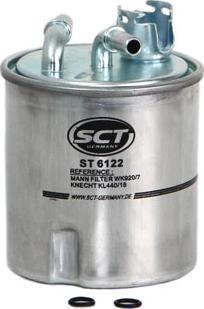 SCT-MANNOL ST 6122 - Fuel filter autospares.lv