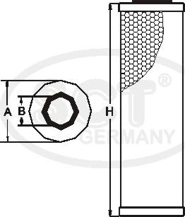 SCT-MANNOL SW 3840 - Secondary Air Filter autospares.lv