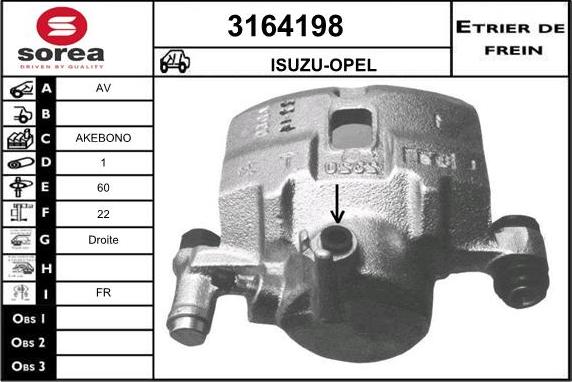 Sera 3164198 - Brake Caliper autospares.lv