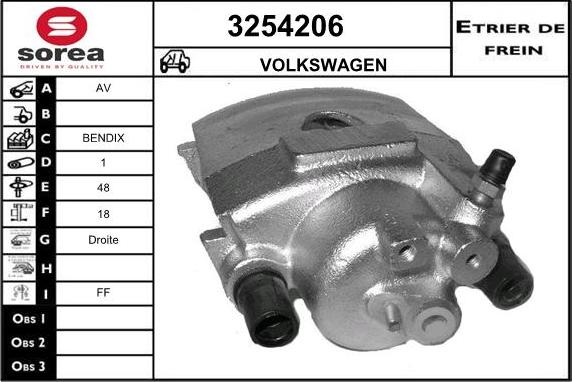 Sera 3254206 - Brake Caliper autospares.lv