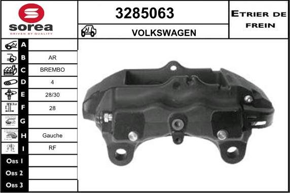 Sera 3285063 - Brake Caliper autospares.lv