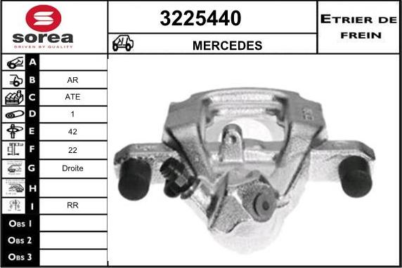 Sera 3225440 - Brake Caliper autospares.lv