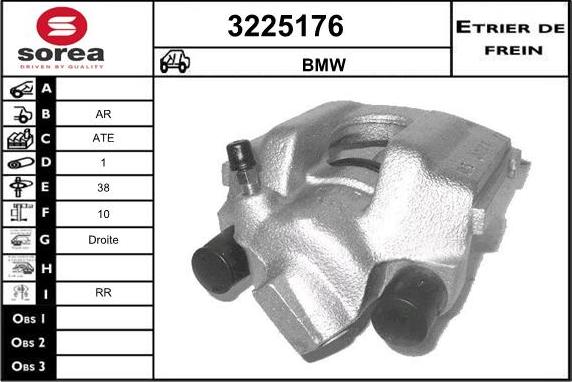 Sera 3225176 - Brake Caliper autospares.lv