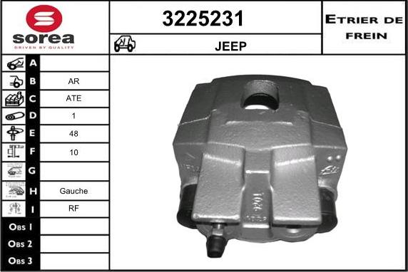 Sera 3225231 - Brake Caliper autospares.lv