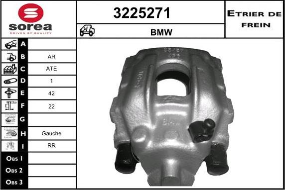 Sera 3225271 - Brake Caliper autospares.lv