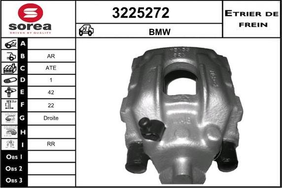 Sera 3225272 - Brake Caliper autospares.lv