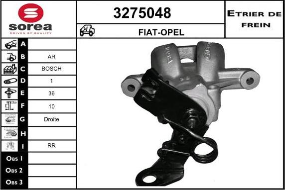 Sera 3275048 - Brake Caliper autospares.lv