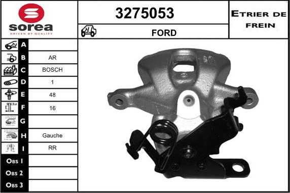 Sera 3275053 - Brake Caliper autospares.lv