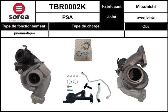 Sera TBR0002K - Charger, charging system autospares.lv