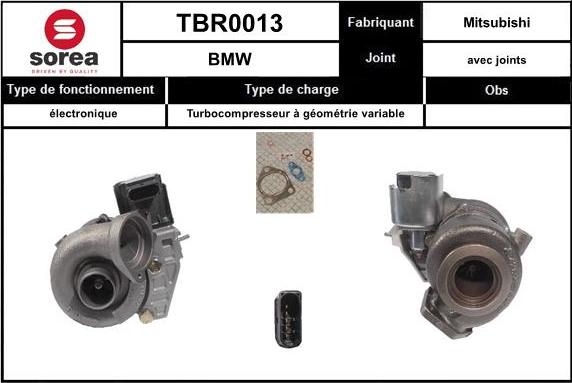 Sera TBR0013 - Charger, charging system autospares.lv